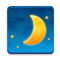 Waxing Crescent Moon emoji on Samsung